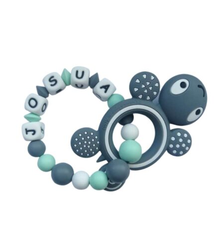 Silikongreifling Schildkröte personalisiert