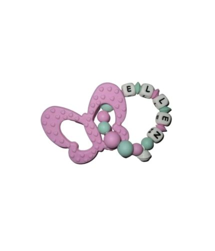 Silikongreifling Schmetterling personalisiert